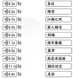 《汉字找茬王》听音乐找歌曲通关攻略